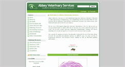 Desktop Screenshot of abbeyvetservices.co.uk